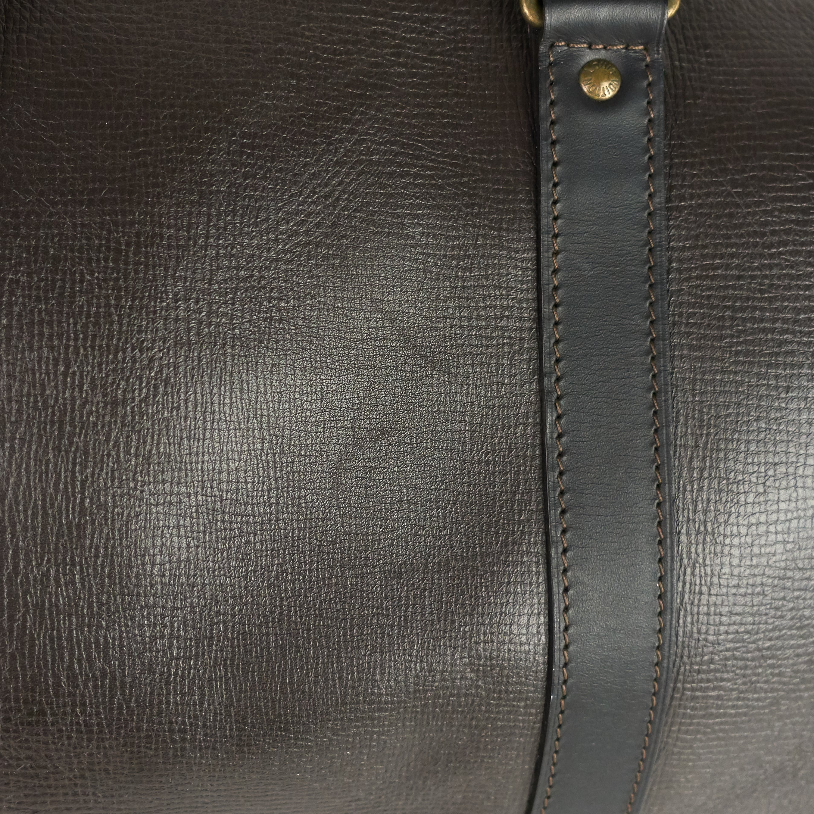 Louis Vuitto Keepall BandouliÃ¨re 55 Utah Leather Bag
