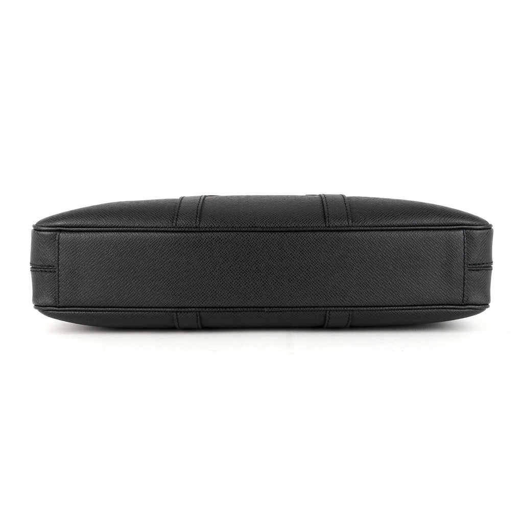Louis Vuitto Porte-Documents Voyage PM Taiga Leather Briefcase Bag