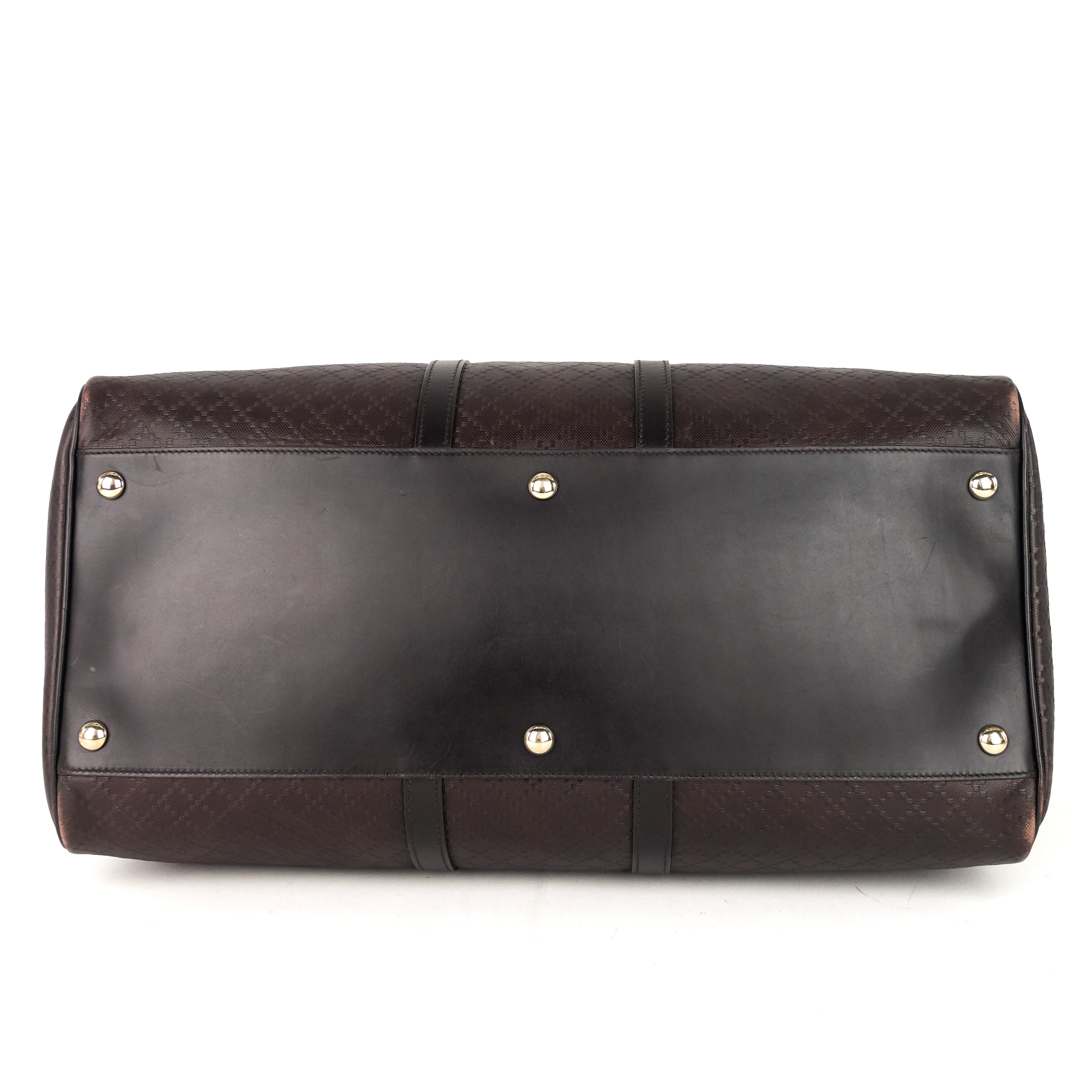 Gucci Bright Diamante Leather Carry-On Duffle Bag