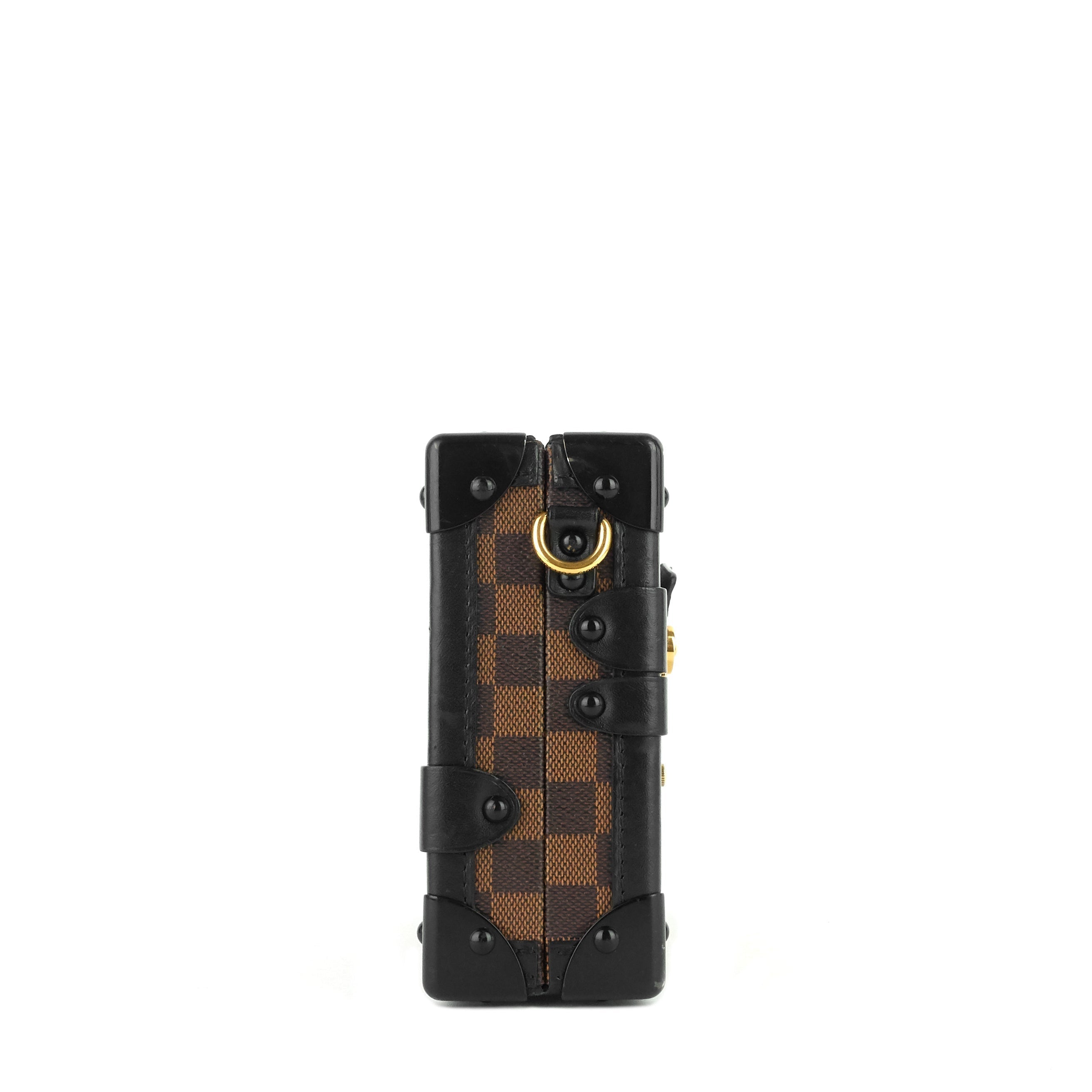 Louis Vuitto Petite Malle Damier Ebene Cavas Bag