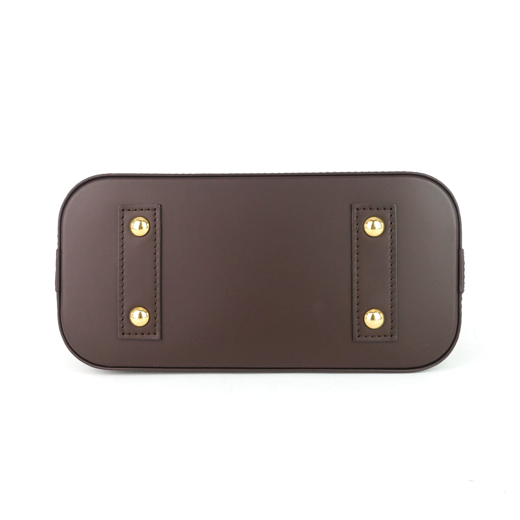 Louis Vuitto Alma BB Damier Ebene Canvas Handbag