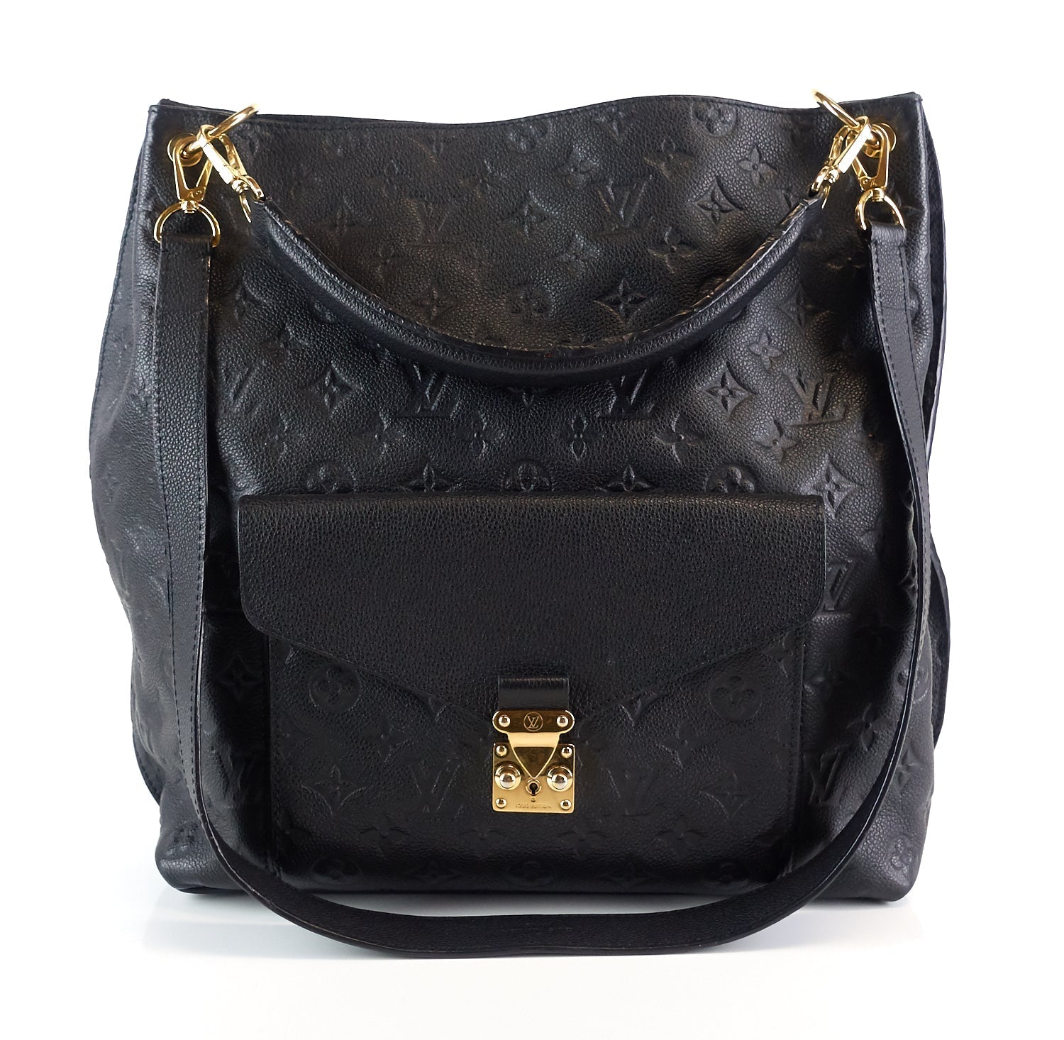 Louis Vuitto Metis Monogram Empreinte Leather Hobo Bag