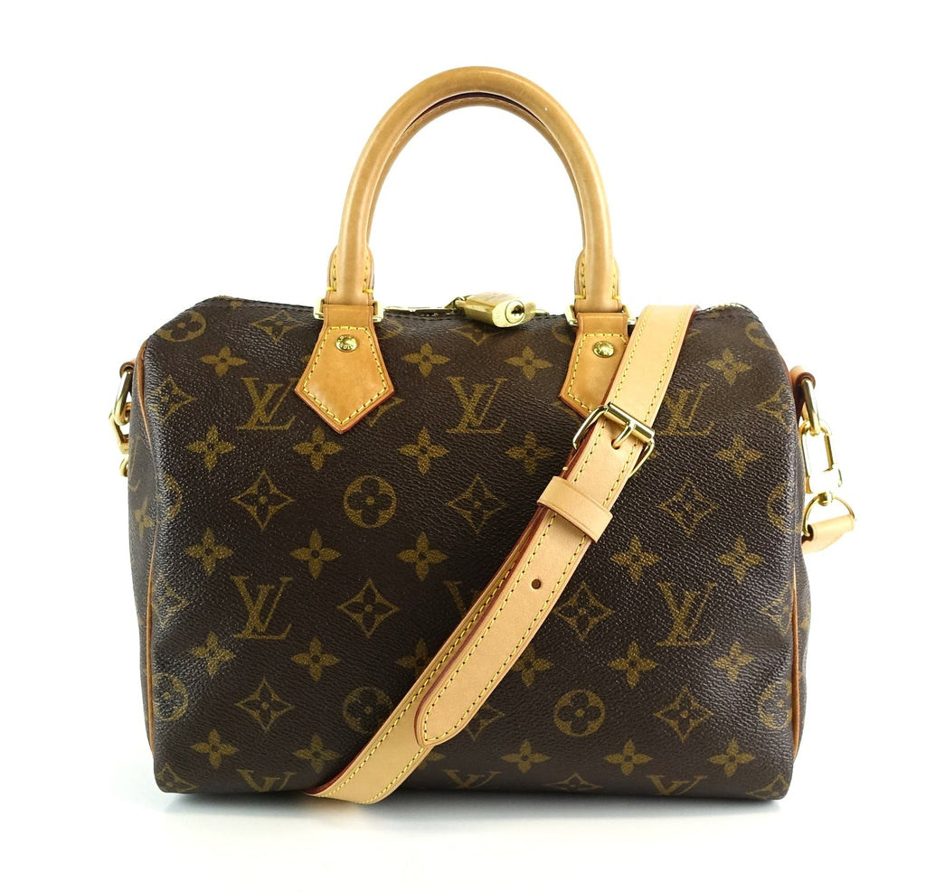 Louis Vuitto Speedy 25 Bandouliere Monogram Canvas Bag