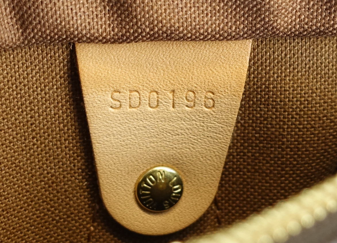 Louis Vuitto Speedy 25 Bandouliere Monogram Canvas Bag