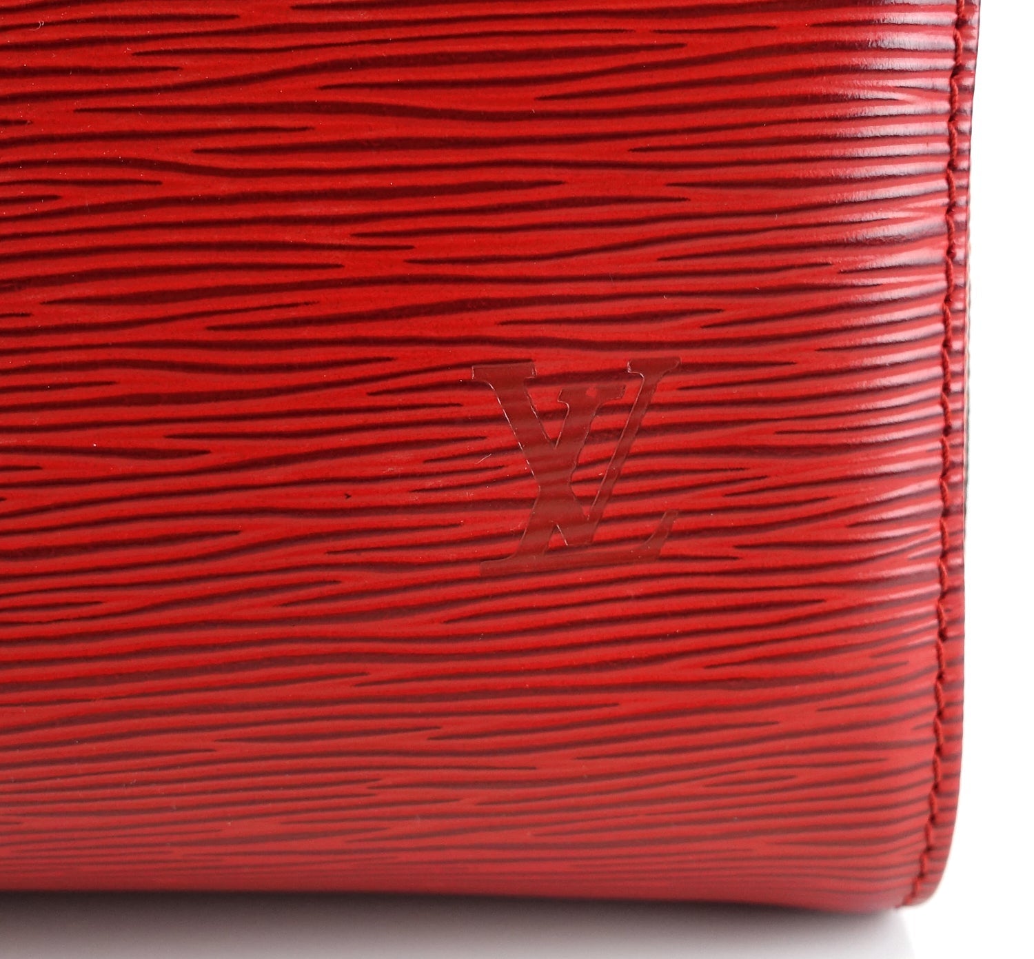 Louis Vuitto Speedy 30 Red Epi Leather Bag
