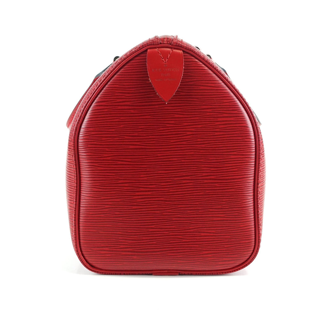 Louis Vuitto Speedy 30 Red Epi Leather Bag