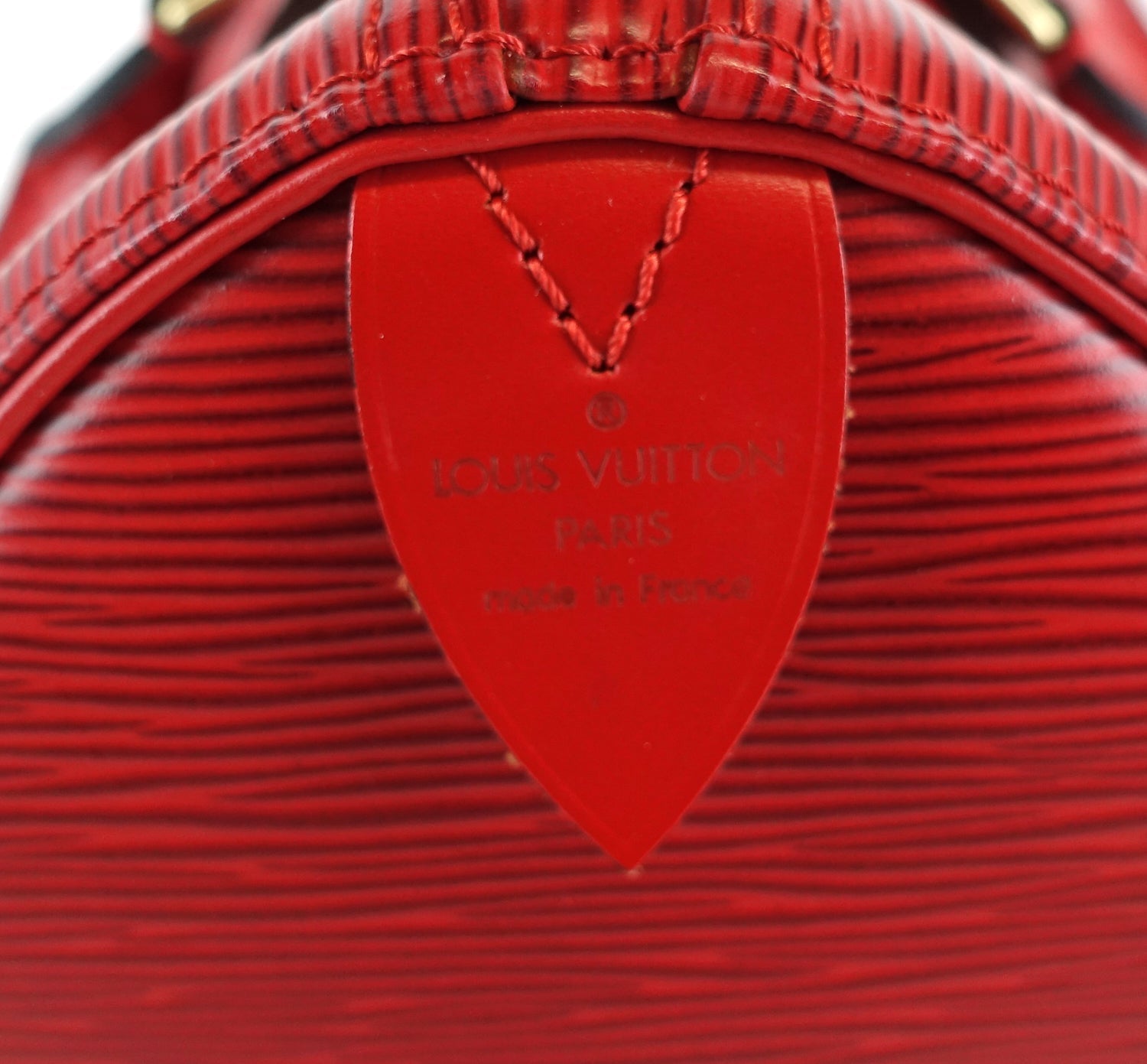Louis Vuitto Speedy 30 Red Epi Leather Bag