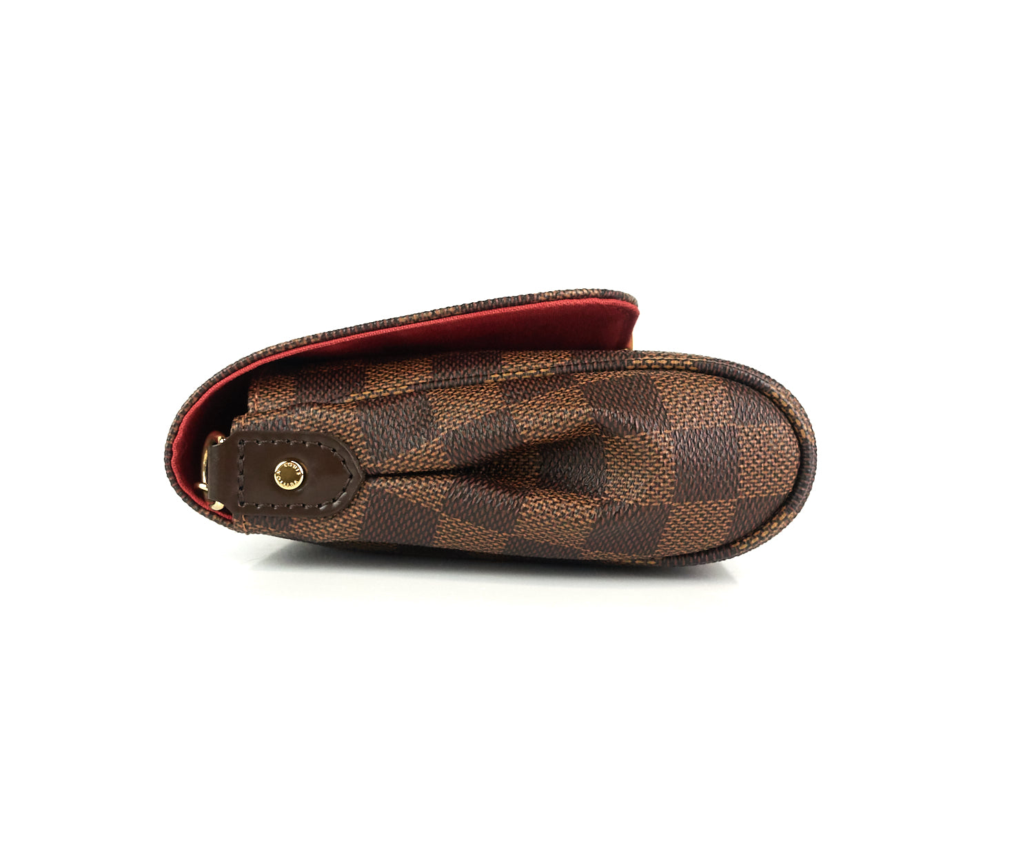 Louis Vuitto Favorite MM Damier Ebene Canvas Handbag with Strap