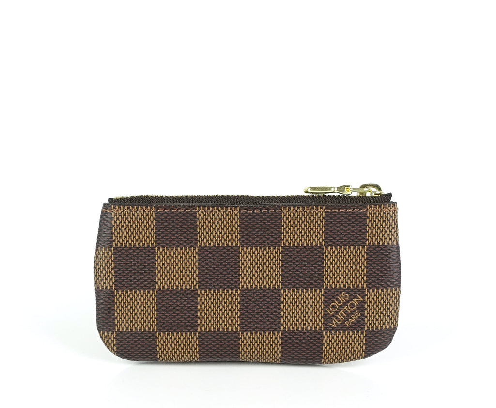 Louis Vuitto Damier Ebene Canvas Key Pouch