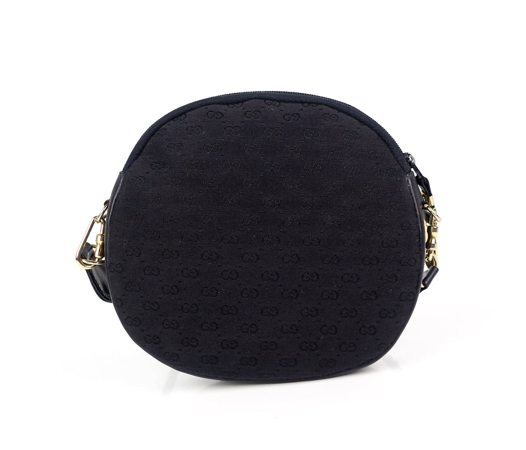 Gucci Monogram Canvas and Leather Vintage Bag