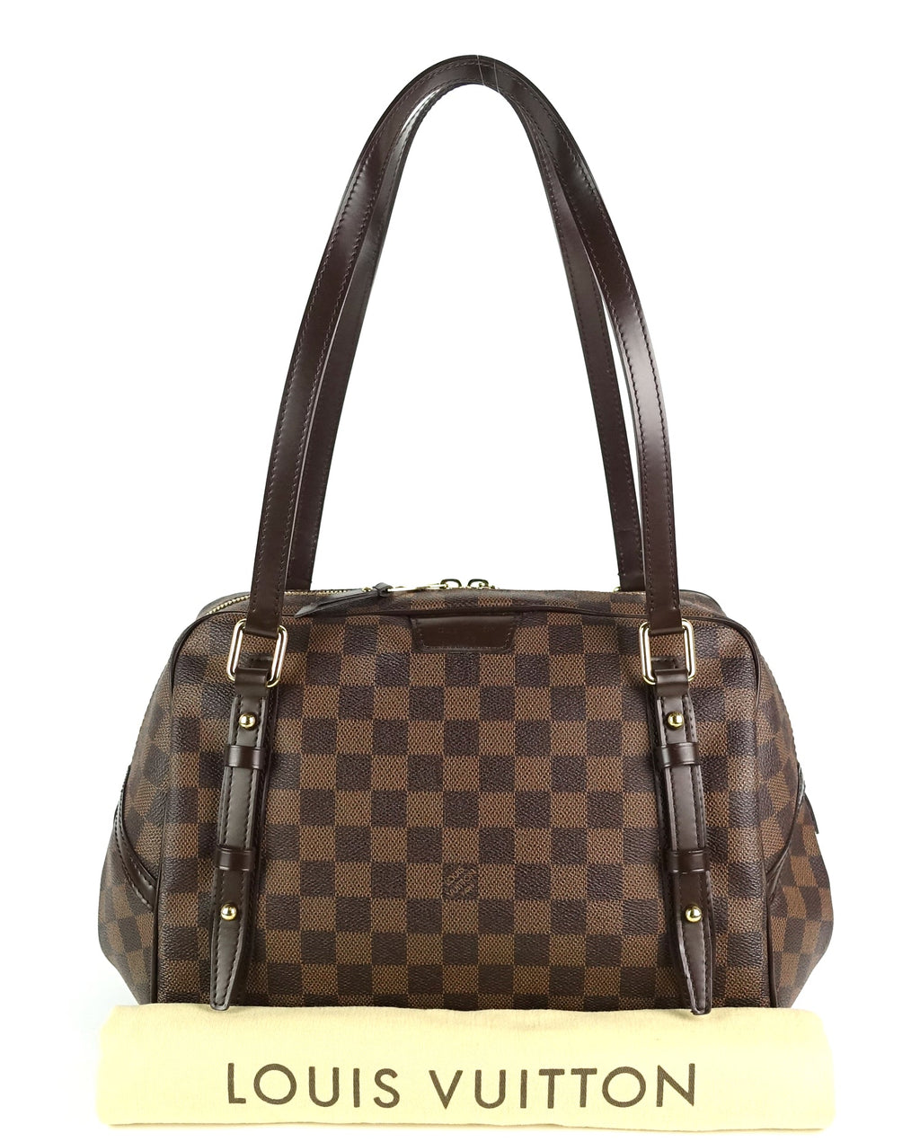 Louis Vuitto Rivington GM Damier Ebene Canvas Bag