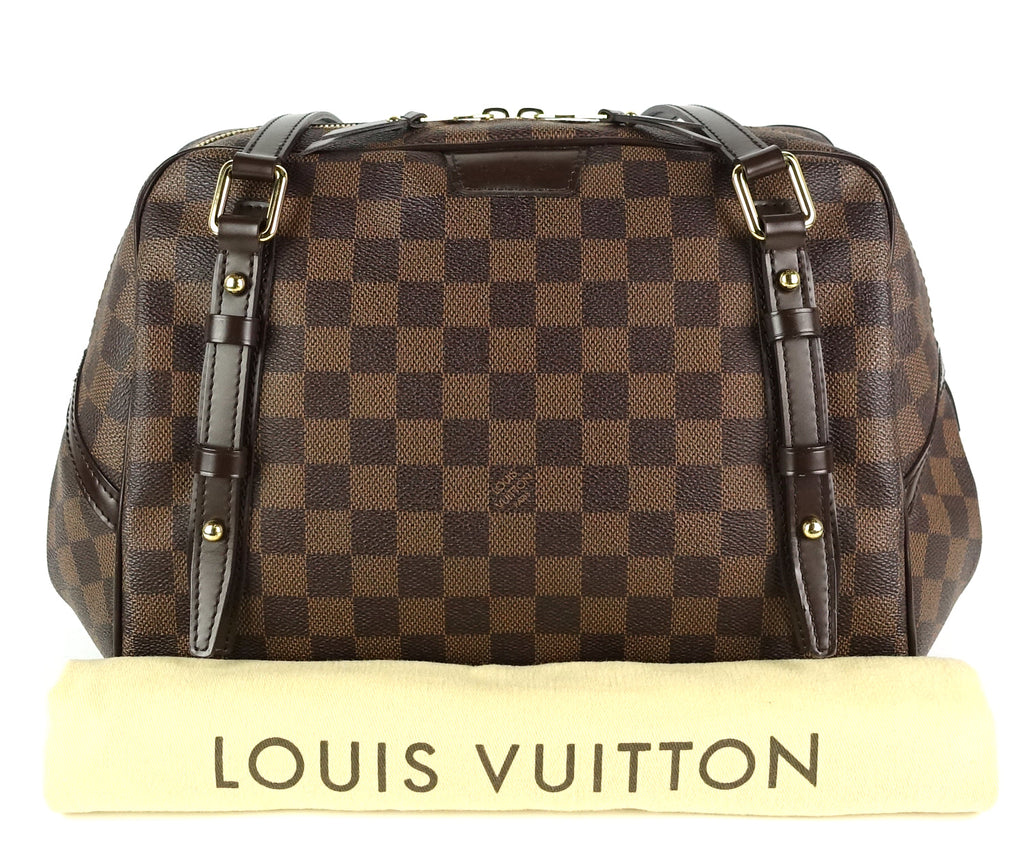 Louis Vuitto Rivington GM Damier Ebene Canvas Bag