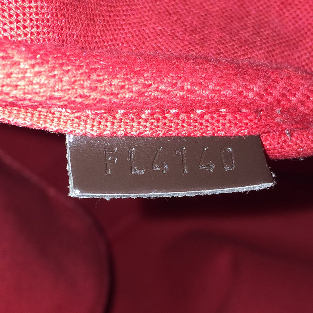Louis Vuitto Rivington GM Damier Ebene Canvas Bag