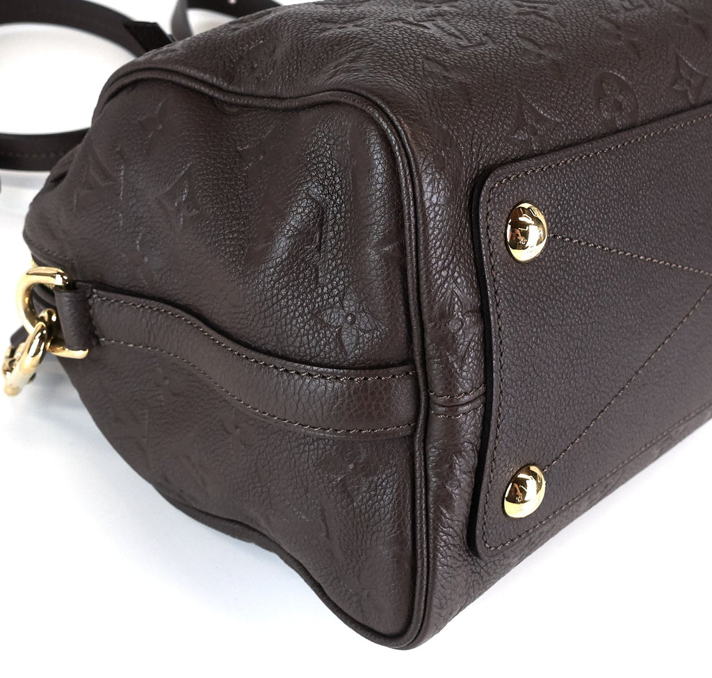 Louis Vuitto Speedy 25 Bandouliere Empreinte Monogram Leather Bag