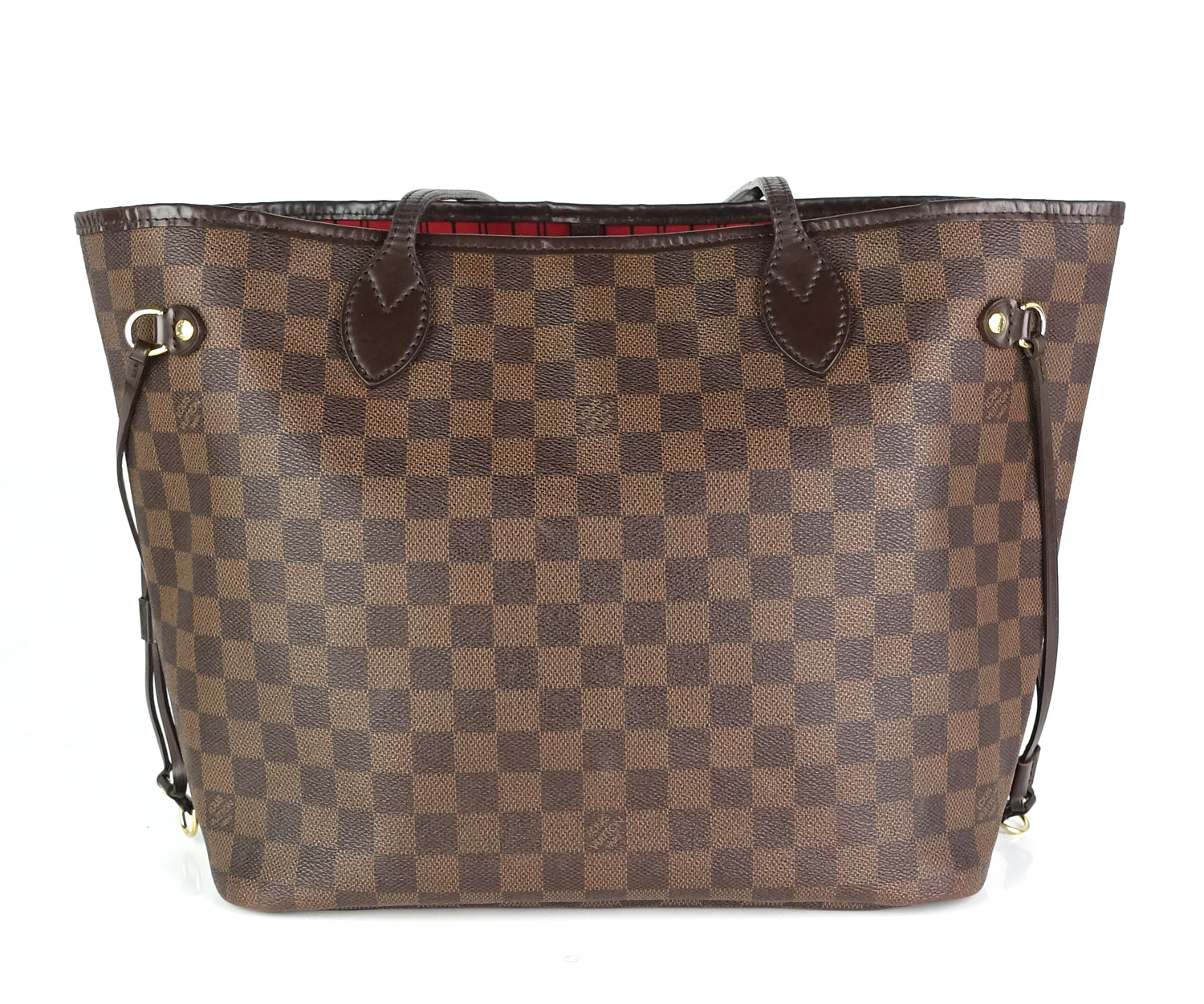 Louis Vuitto Neverfull MM Damier Ebene Canvas Bag