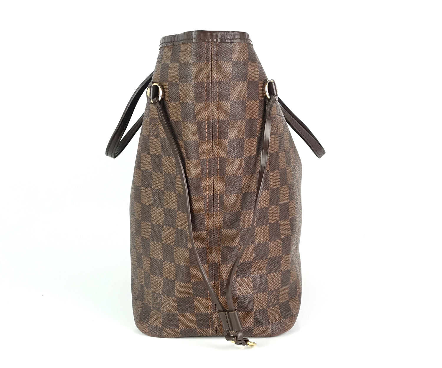 Louis Vuitto Neverfull MM Damier Ebene Canvas Bag