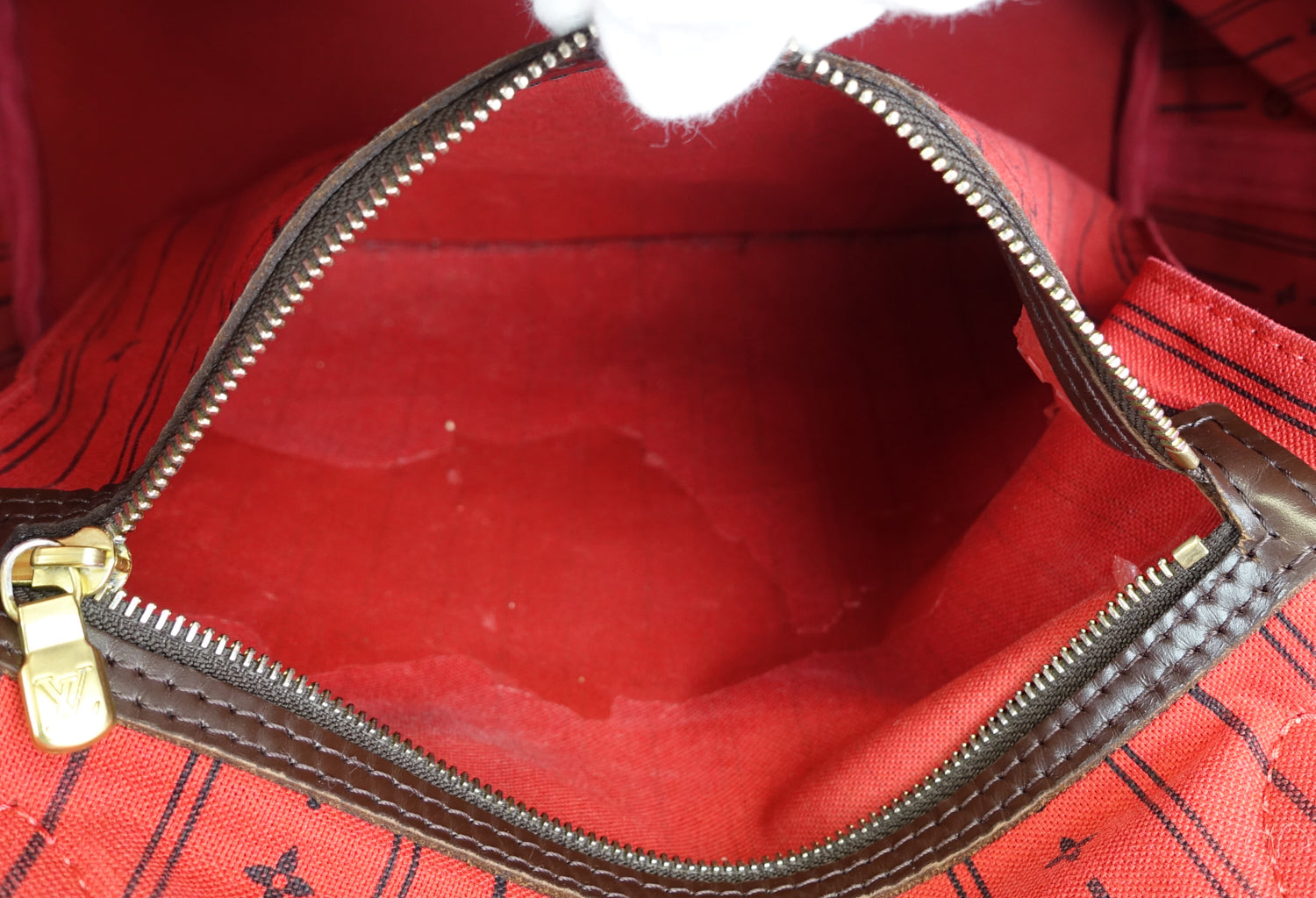 Louis Vuitto Neverfull MM Damier Ebene Canvas Bag