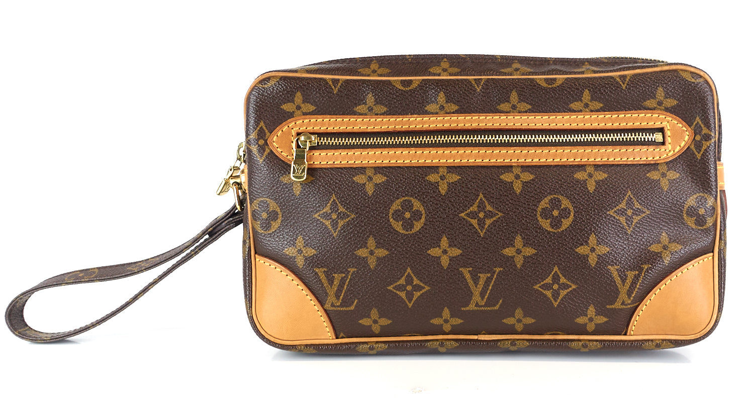 Louis Vuitto Pochette Marly Dragonne 26 Monogram Canvas Bag
