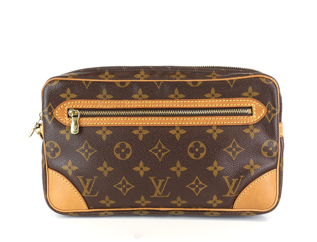 Louis Vuitto Pochette Marly Dragonne 26 Monogram Canvas Bag