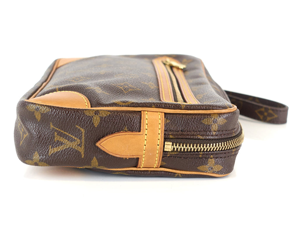 Louis Vuitto Pochette Marly Dragonne 26 Monogram Canvas Bag
