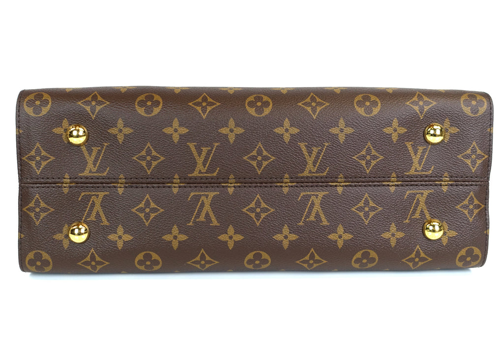 Louis Vuitto Tuileries Monogram Canvas Three-Tone Leather Bag