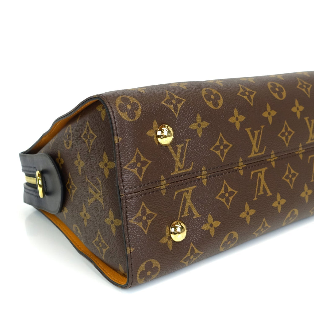 Louis Vuitto Tuileries Monogram Canvas Three-Tone Leather Bag