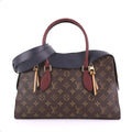 Louis Vuitto Tuileries Monogram Canvas Three-Tone Leather Bag