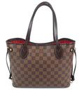 Louis Vuitto Neverfull PM Damier Ebene Canvas Bag