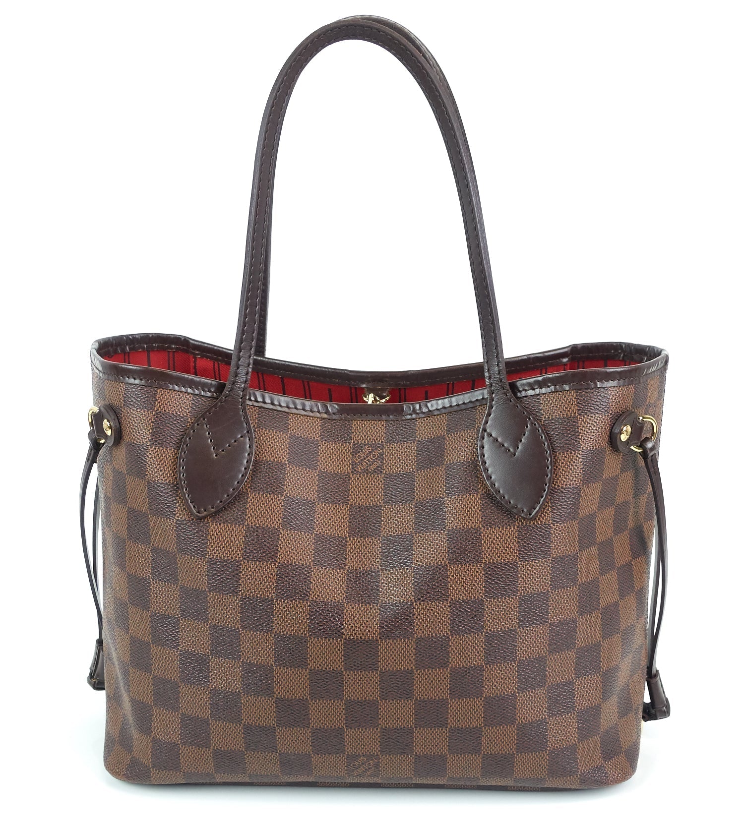Louis Vuitto Neverfull PM Damier Ebene Canvas Bag