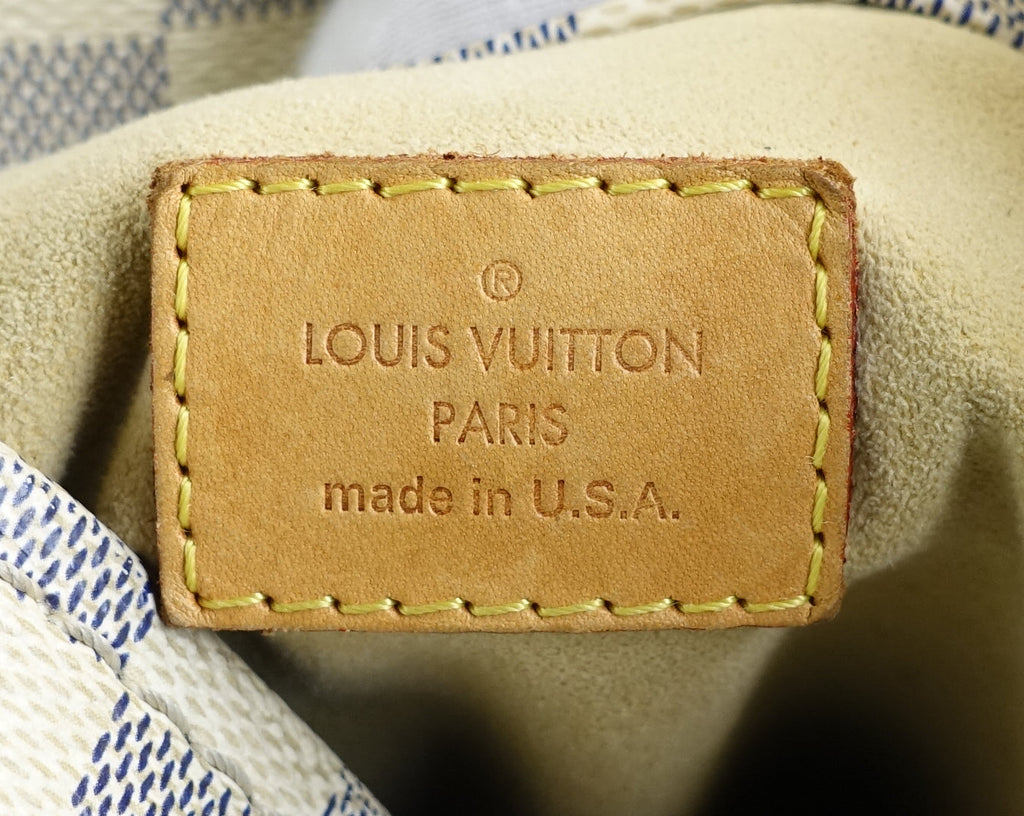 Louis Vuitto Artsy MM Damier Azur Canvas Bag