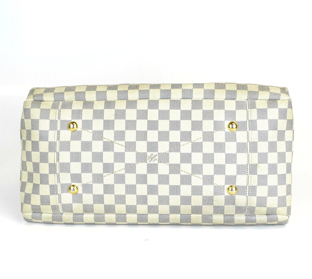 Louis Vuitto Artsy MM Damier Azur Canvas Bag