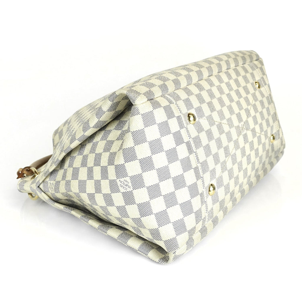 Louis Vuitto Artsy MM Damier Azur Canvas Bag