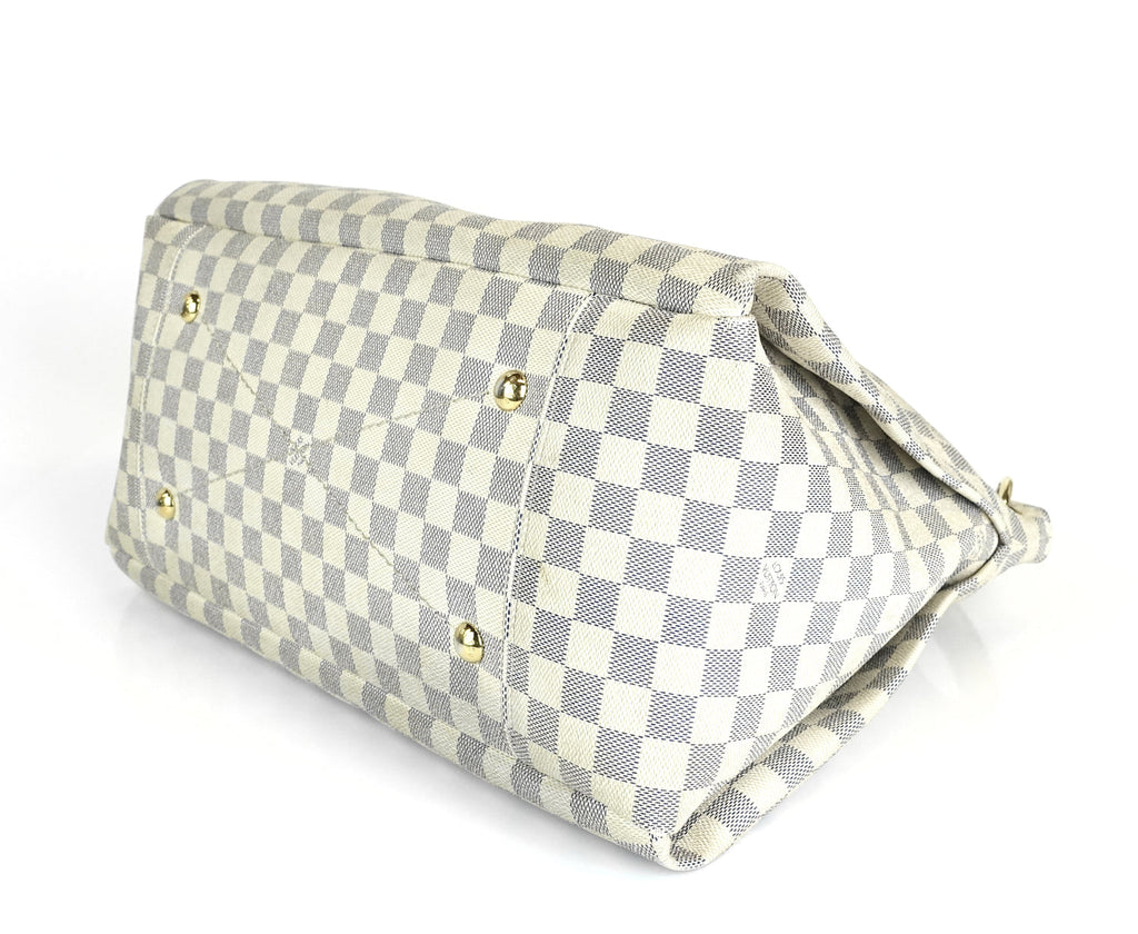 Louis Vuitto Artsy MM Damier Azur Canvas Bag