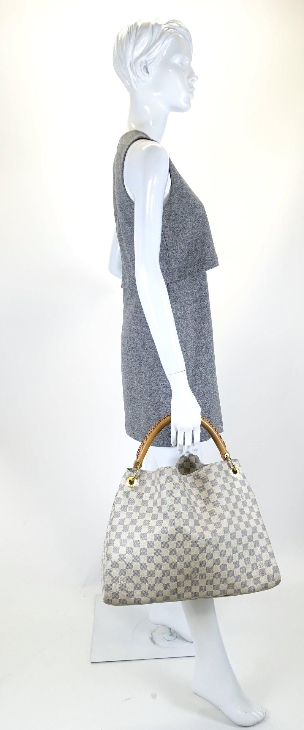 Louis Vuitto Artsy MM Damier Azur Canvas Bag