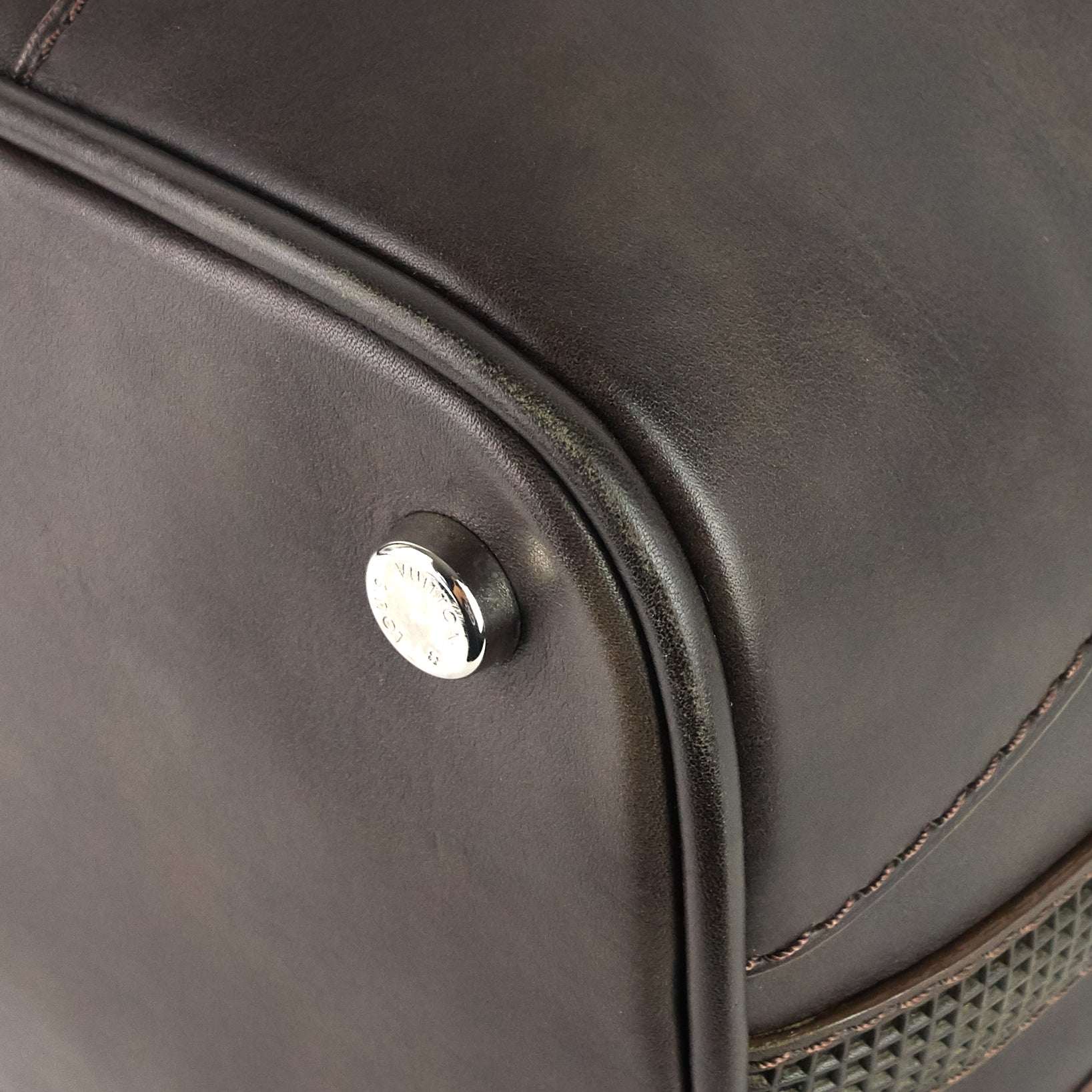 Louis Vuitto Bequia Antique Calfskin Grimaud Mini Bag