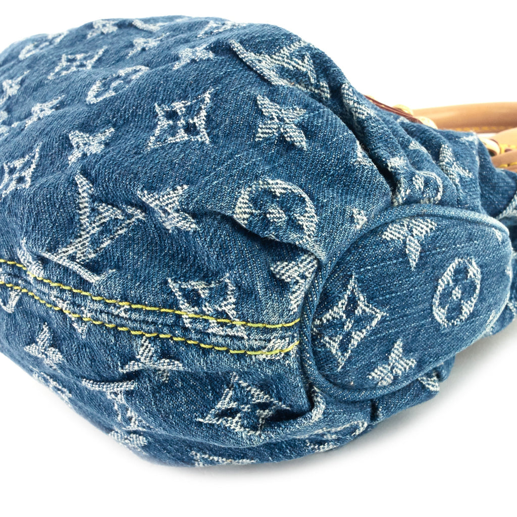 Louis Vuitto Pleaty Monogram Denim Bag