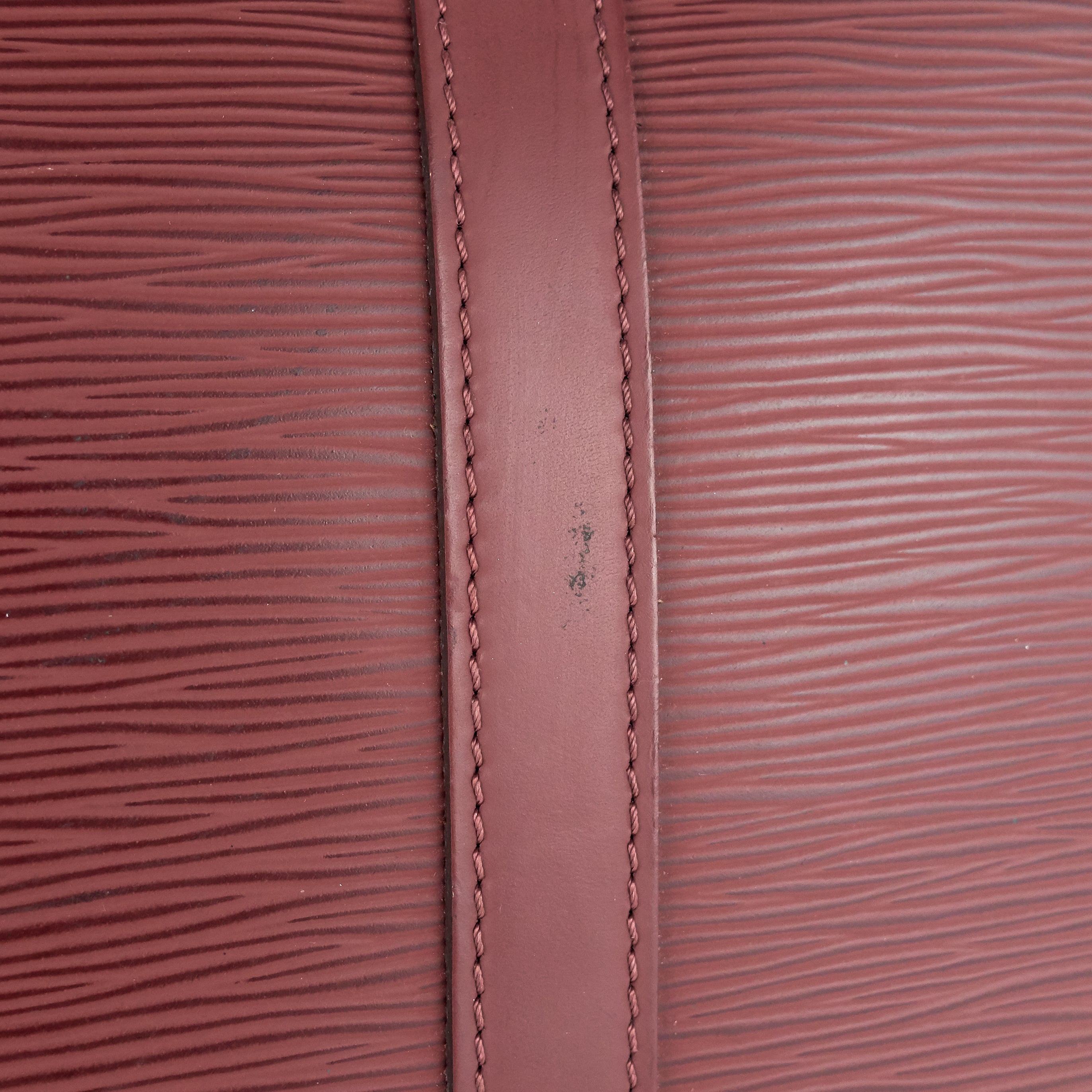 Louis Vuitto Porte-Documents Voyage Burgundy Epi Leather Briefcase Bag