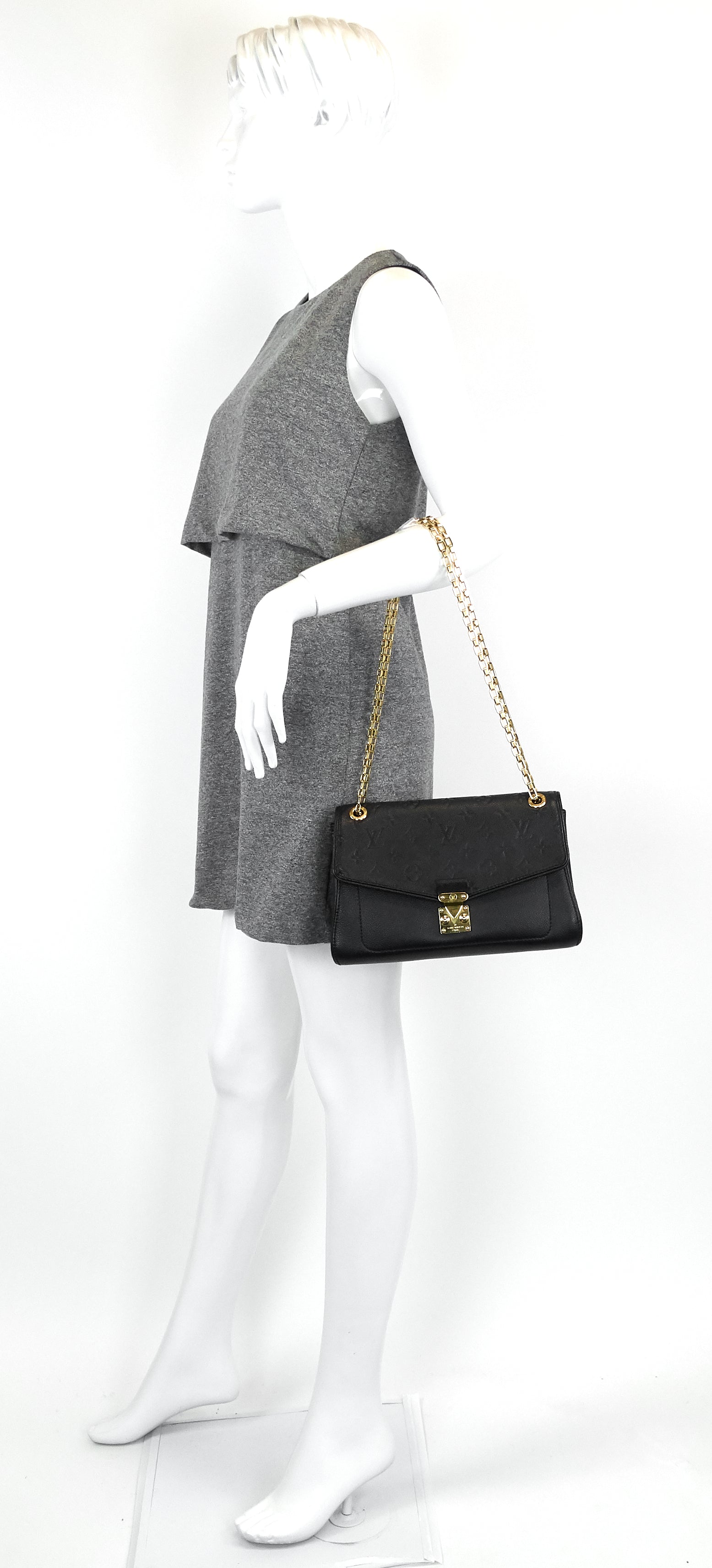 Louis Vuitto Saint Germain PM Monogram Empreinte Leather Bag