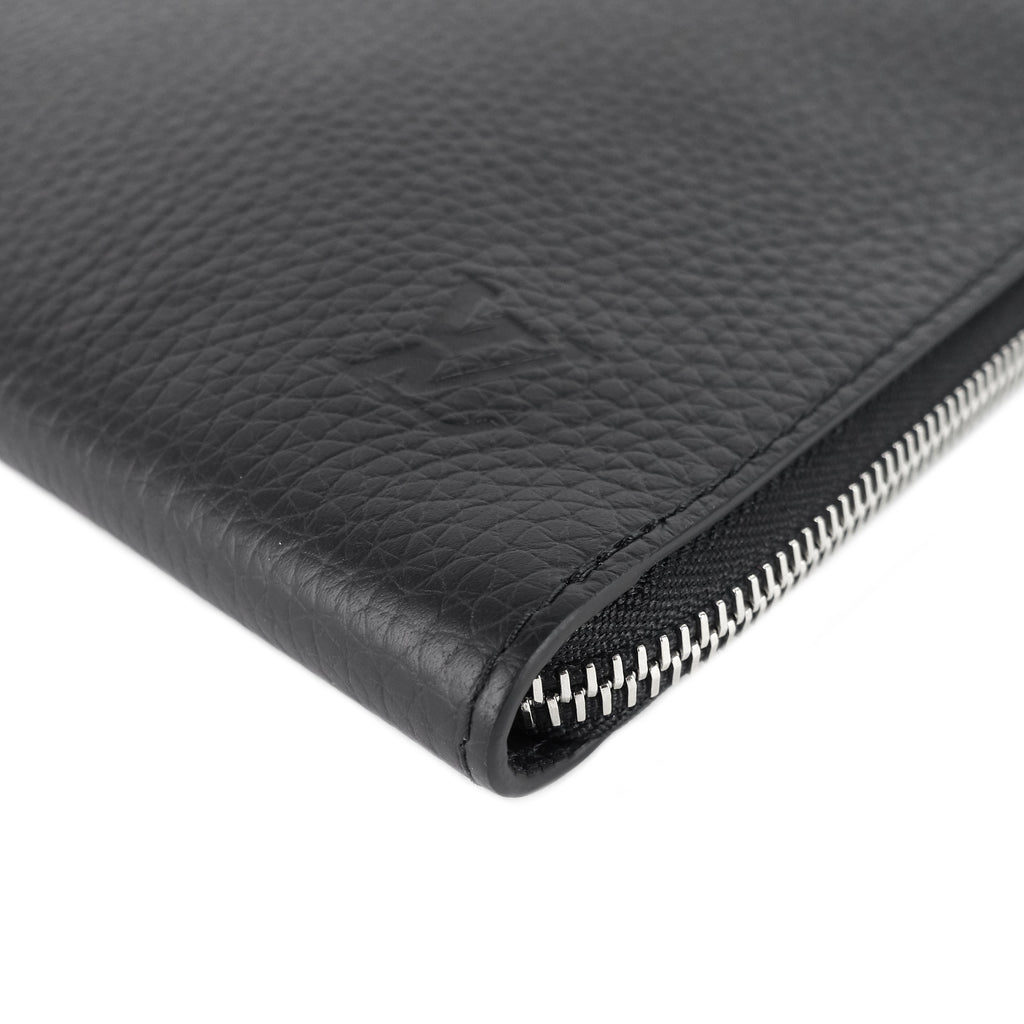 Louis Vuitto Zip Around Jour GM Taurillon Leather Pochette Bag