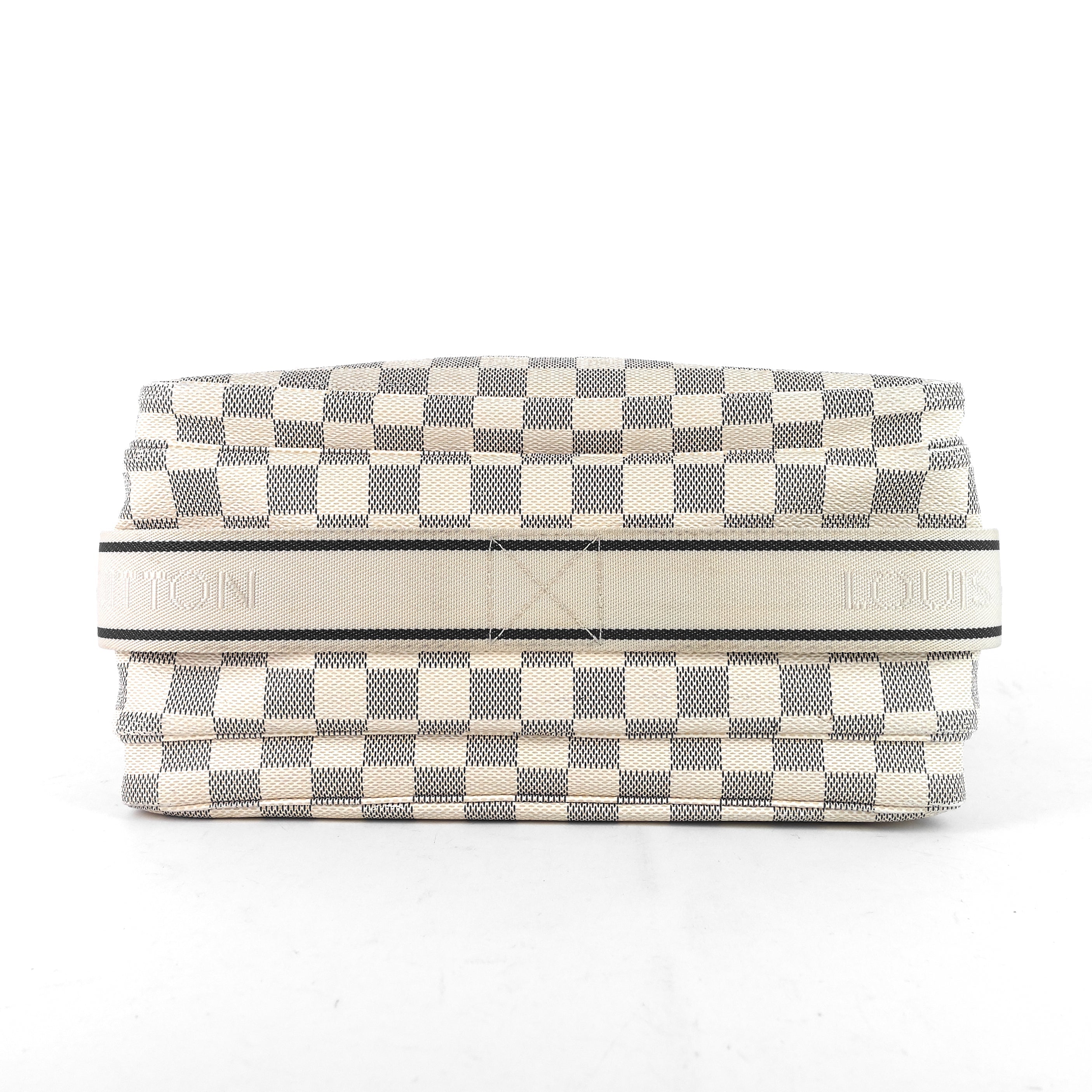Louis Vuitto Naviglio Damier Azur Canvas Messenger Bag