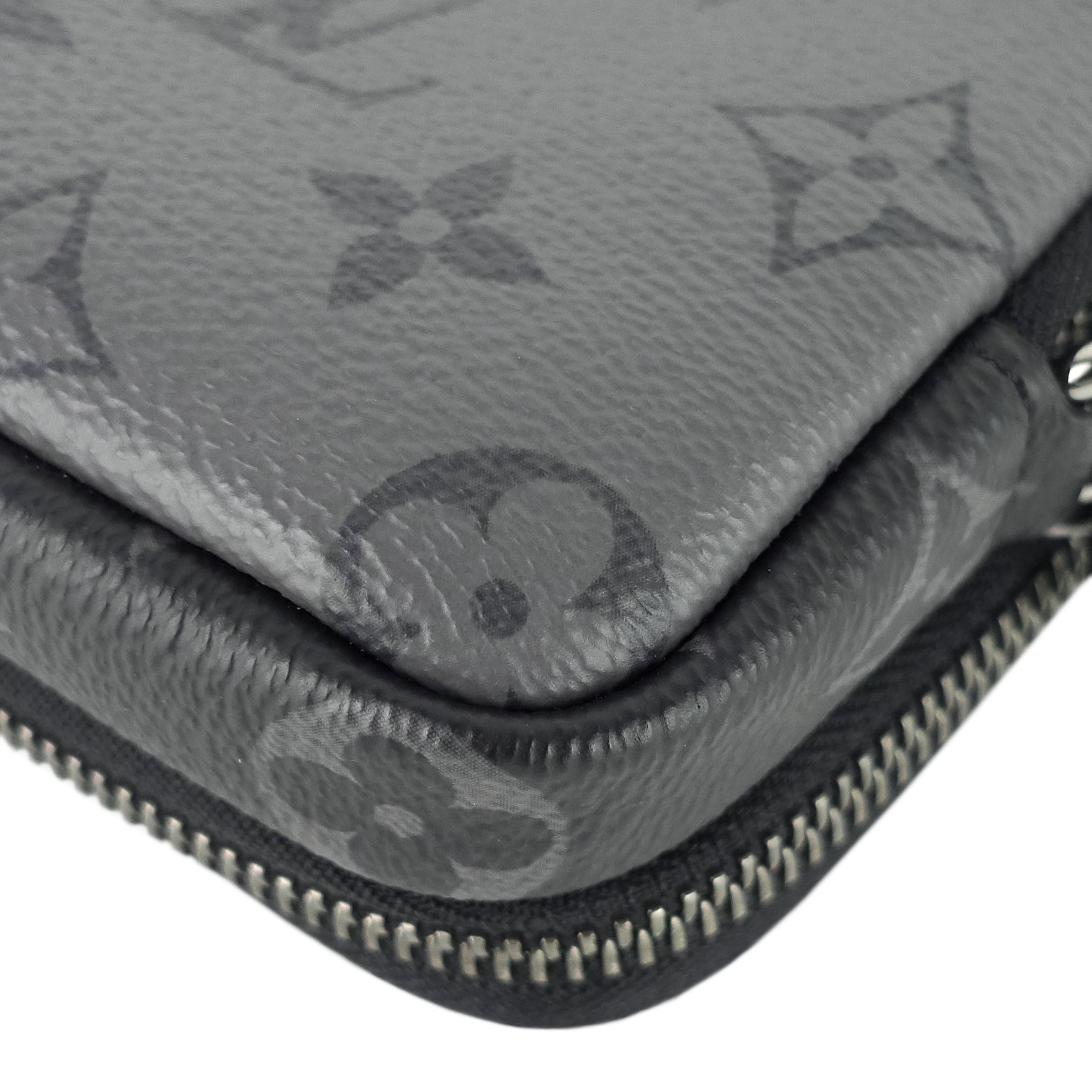 Louis Vuitto Double Phone Eclipse Reverse Canvas Pouch