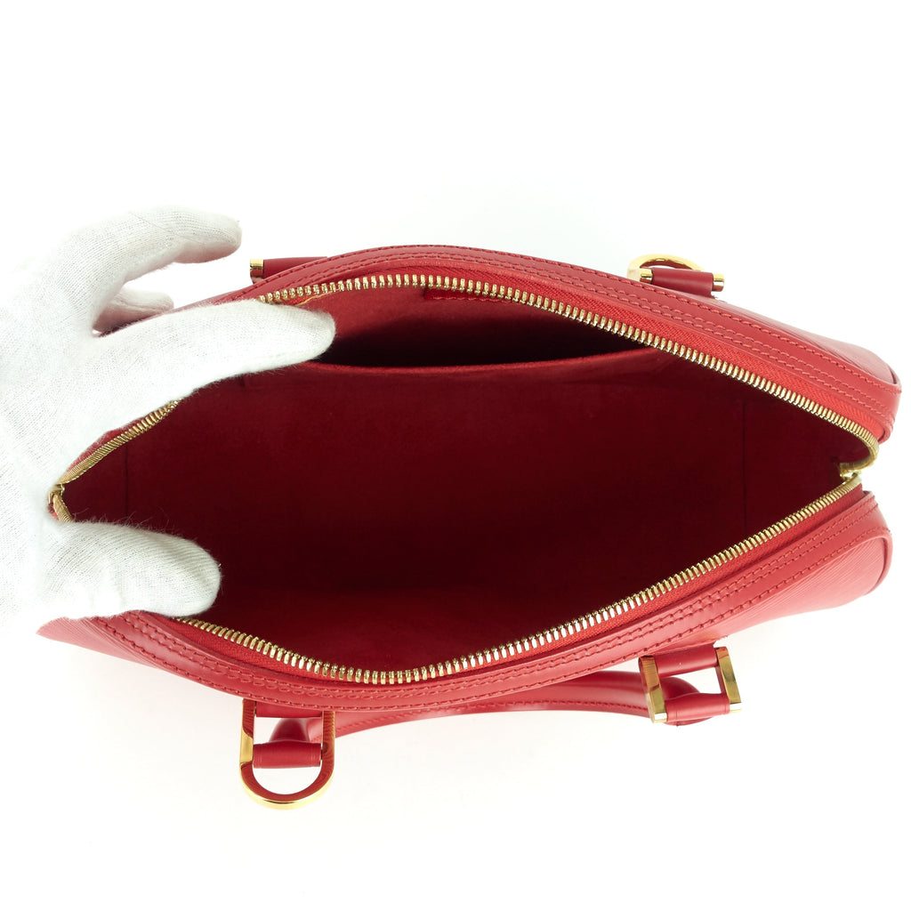 Louis Vuitto Jasmin Red Epi Leather Handbag