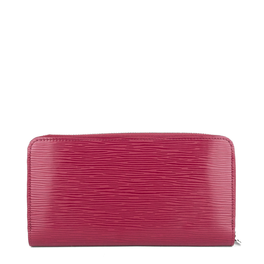 Louis Vuitto Zippy Wallet Fuchsia Epi Leather Wallet