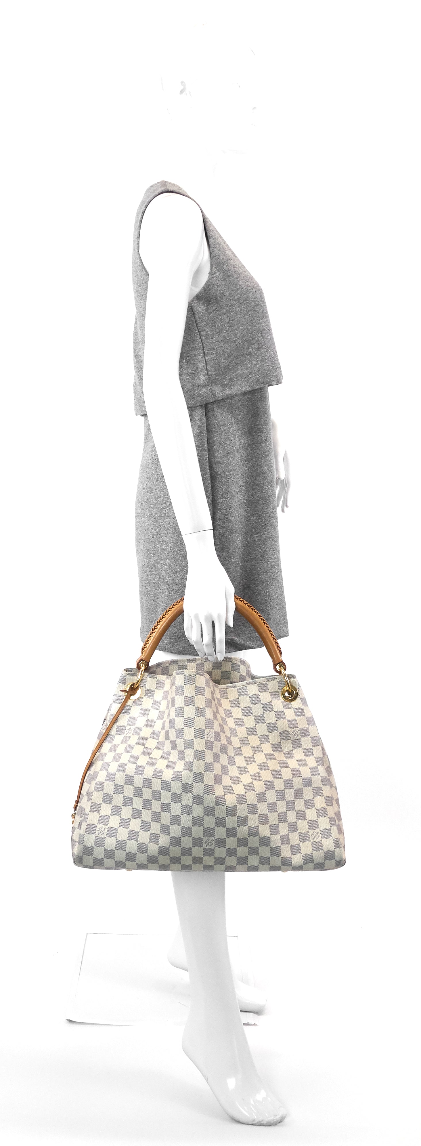 Louis Vuitto Artsy MM Damier Azur Canvas Bag