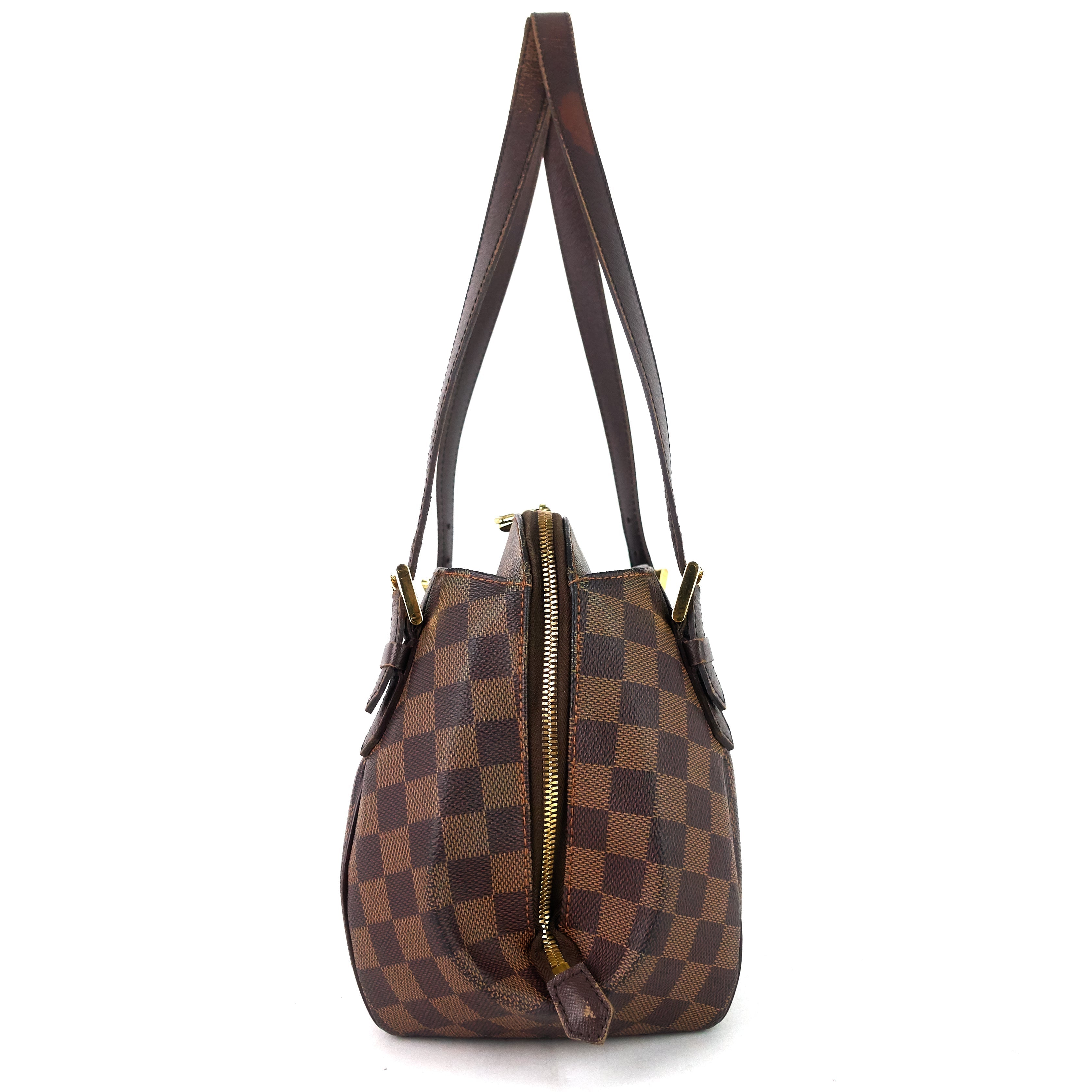 Louis Vuitto Belem MM Damier Ebene Canvas Bag