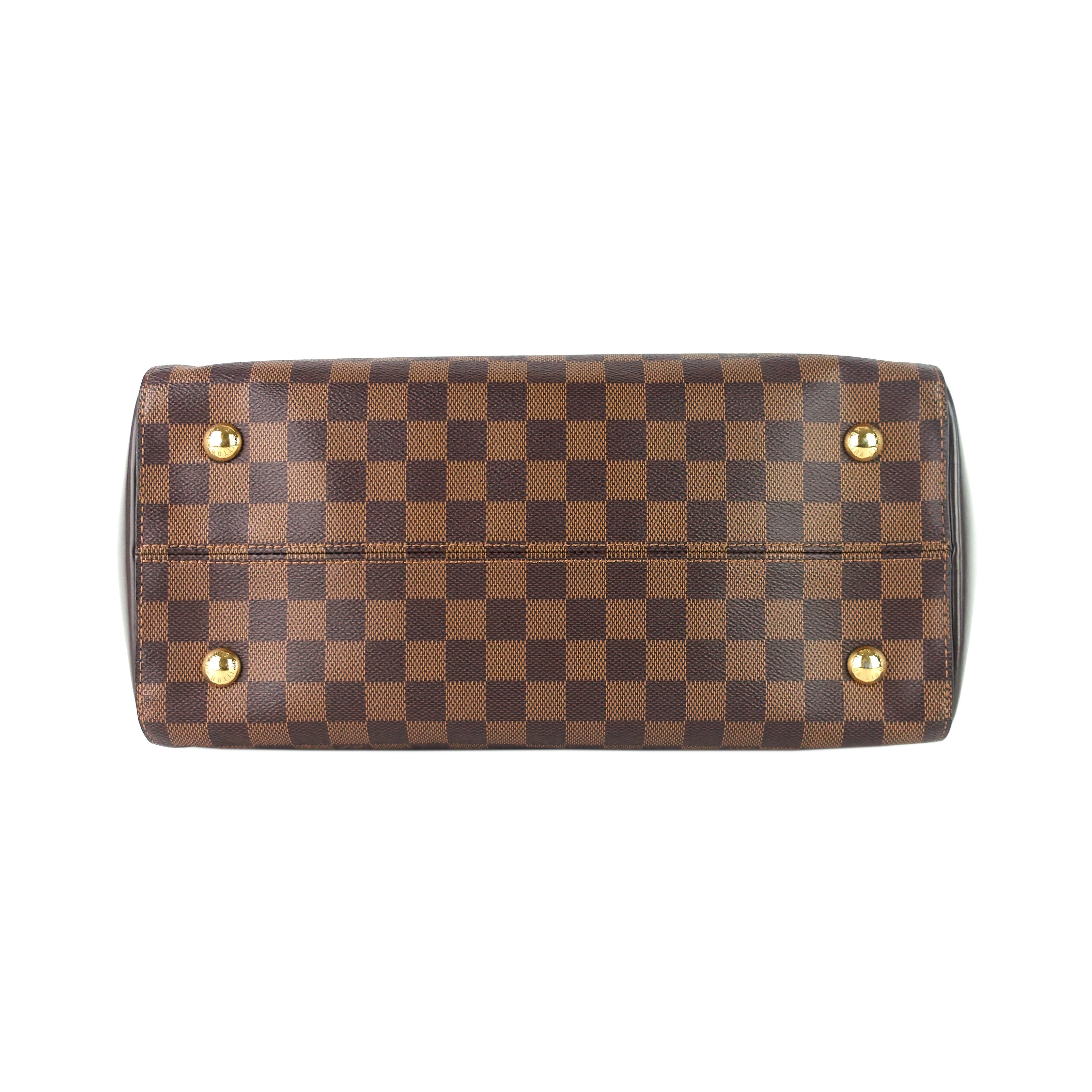 Louis Vuitto Rivoli MM Damier Ebene Canvas Tote Bag