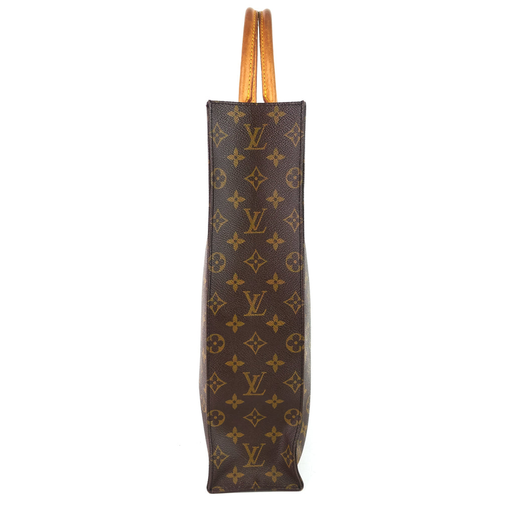 Louis Vuitto Sac Plat GM Monogram Canvas Handbag