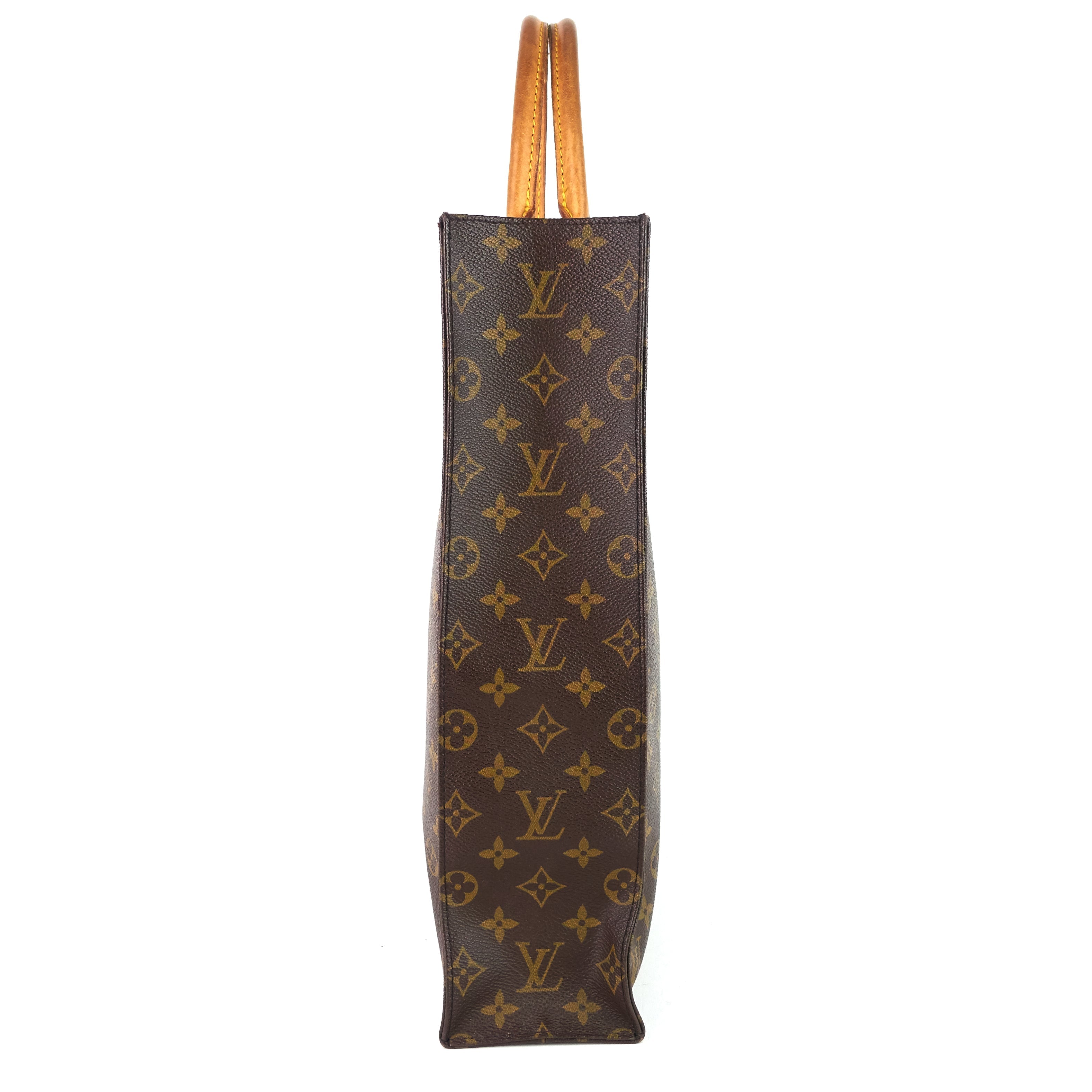 Louis Vuitto Sac Plat GM Monogram Canvas Handbag