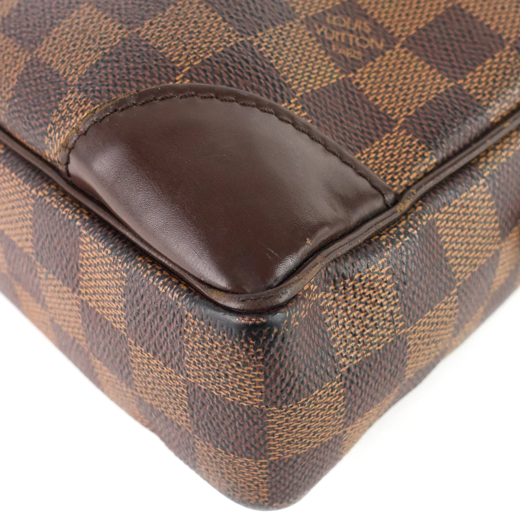 Louis Vuitto Porte-Documents Voyage GM Damier Ebene Canvas Briefcase Bag