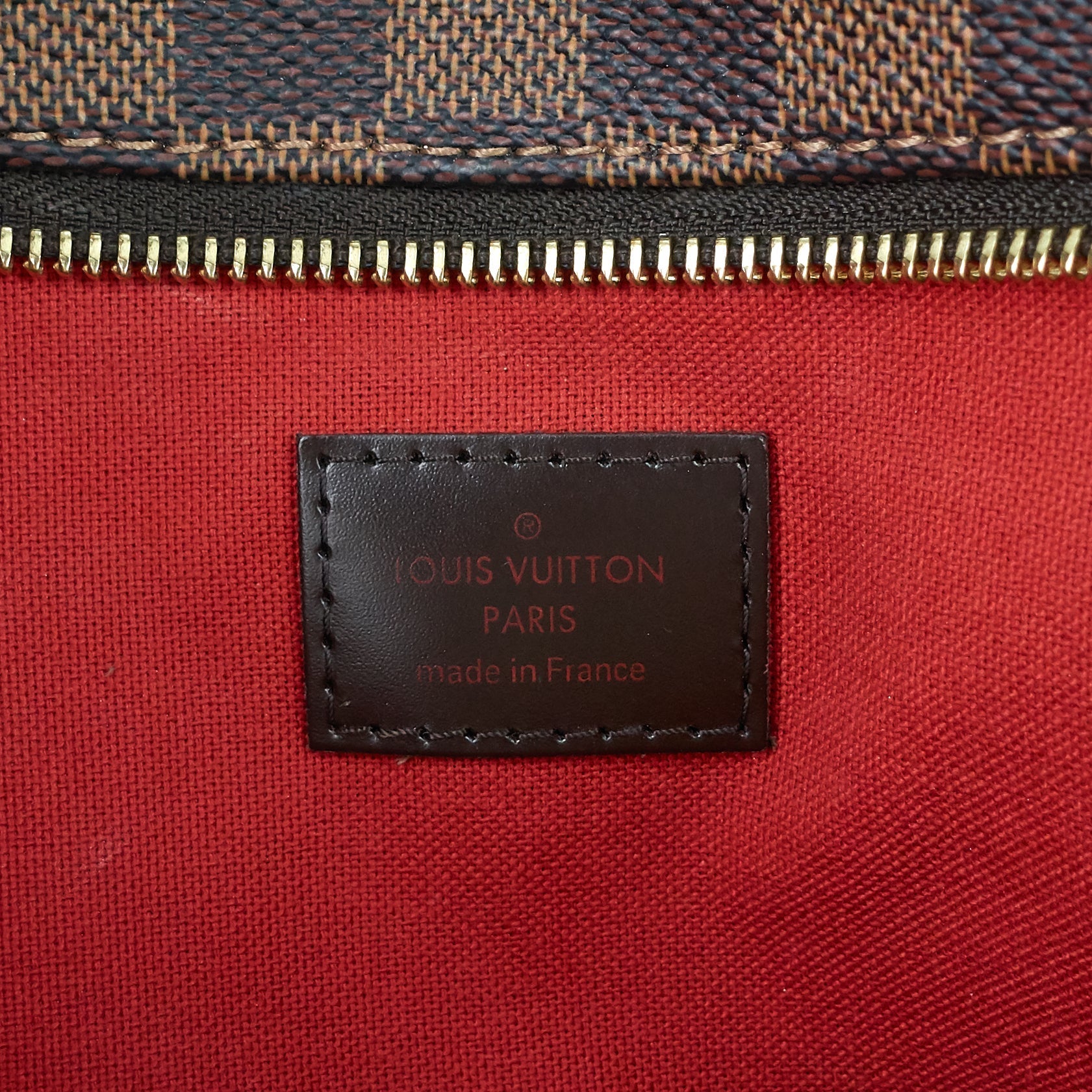 Louis Vuitto Bloomsbury GM Damier Ebene Canvas Crossbody Bag